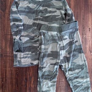 Little Sleepies Green Camouflage Set